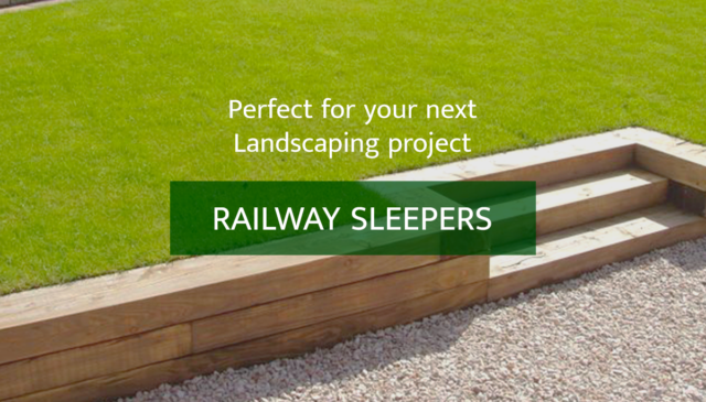 railway sleepers homepage banner - Oakdale Fencing