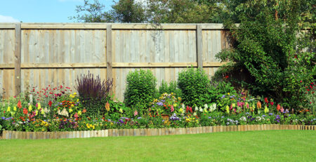 garden fence posts